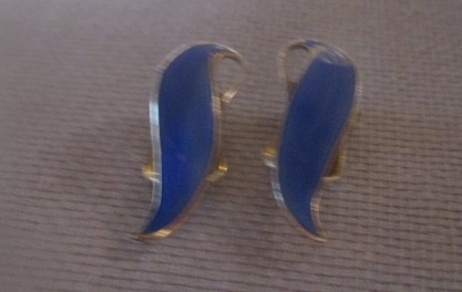 xxM1230M Earrings in silver and enamel